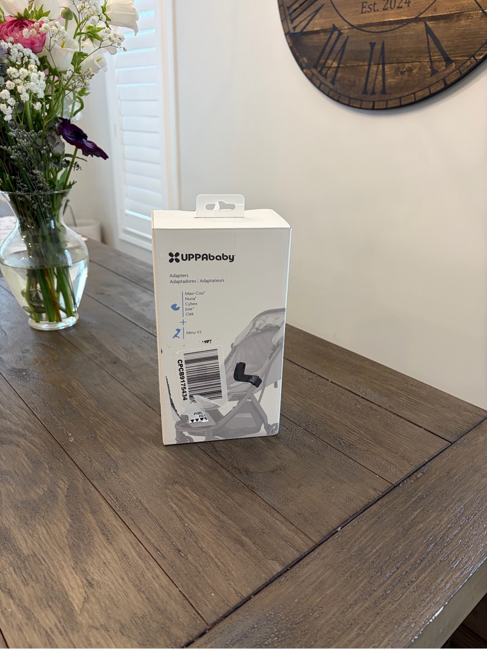 UPPAbaby Black Adapter for Infant Car Seats - Compatible Stroller Accessory